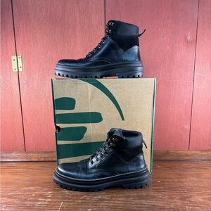 Kamik Men's Black Leather Rain & Snow Boots